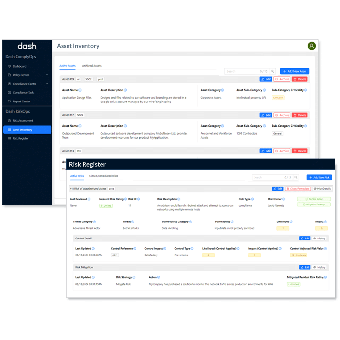 Dash RiskOps process